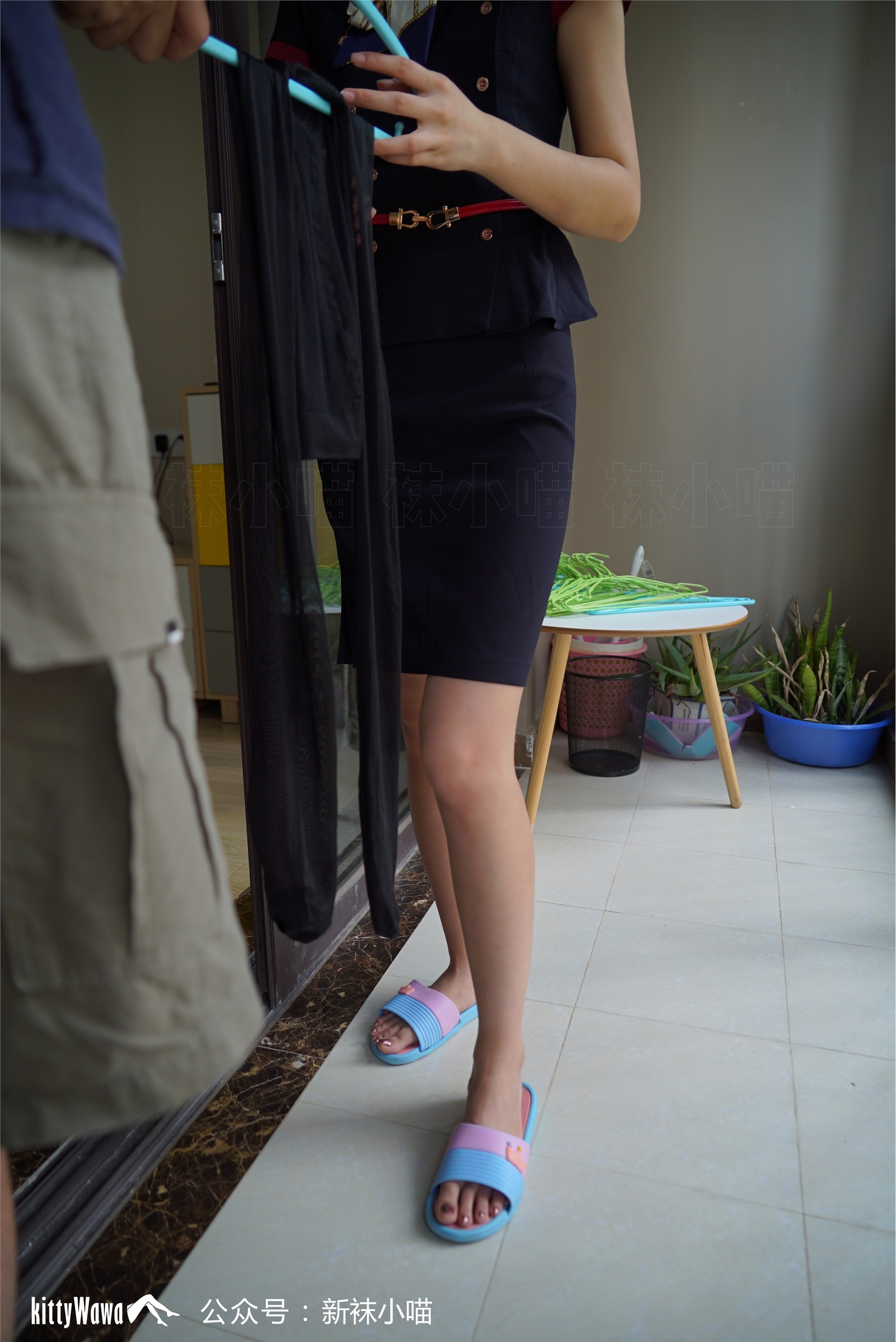 kittyWawa袜小喵故事集  KTS017 空姐来我家